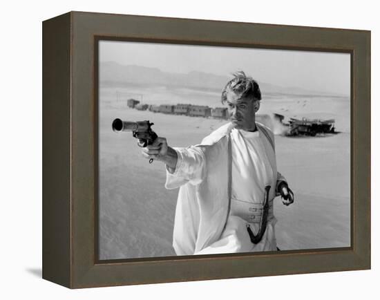 LAWRENCE OF ARABIA, 1962 directed by DAVID LEAN Peter O'Toole was nominated in the Best Actor categ-null-Framed Stretched Canvas