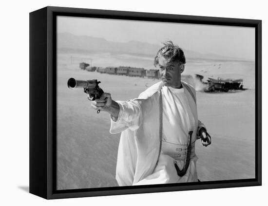 LAWRENCE OF ARABIA, 1962 directed by DAVID LEAN Peter O'Toole was nominated in the Best Actor categ-null-Framed Stretched Canvas
