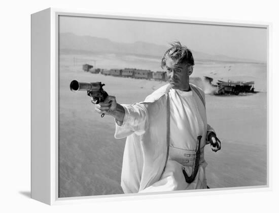 LAWRENCE OF ARABIA, 1962 directed by DAVID LEAN Peter O'Toole was nominated in the Best Actor categ-null-Framed Stretched Canvas