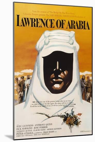 Lawrence of Arabia, 1962, Directed by David Lean-null-Mounted Giclee Print