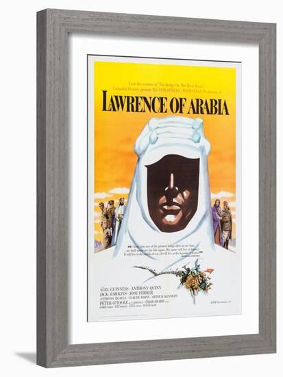 Lawrence of Arabia, 1962-null-Framed Premium Giclee Print