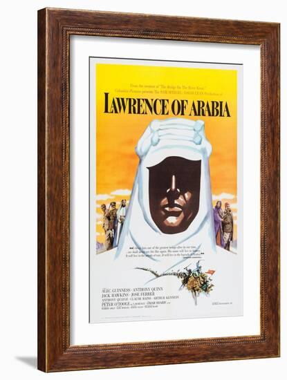 Lawrence of Arabia, 1962-null-Framed Premium Giclee Print