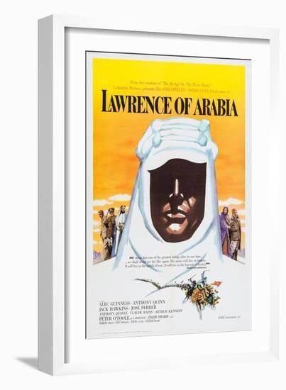 Lawrence of Arabia, 1962-null-Framed Premium Giclee Print