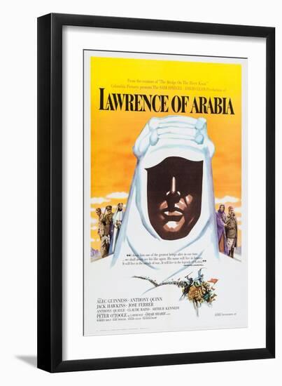 Lawrence of Arabia, 1962-null-Framed Art Print