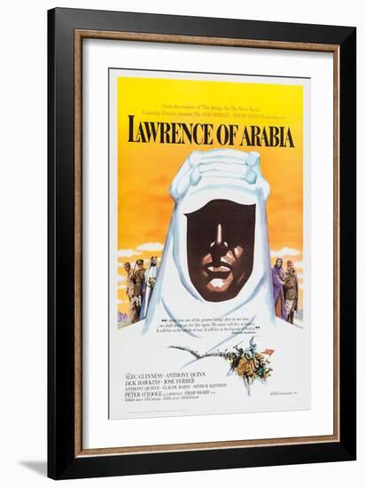 Lawrence of Arabia, 1962-null-Framed Art Print