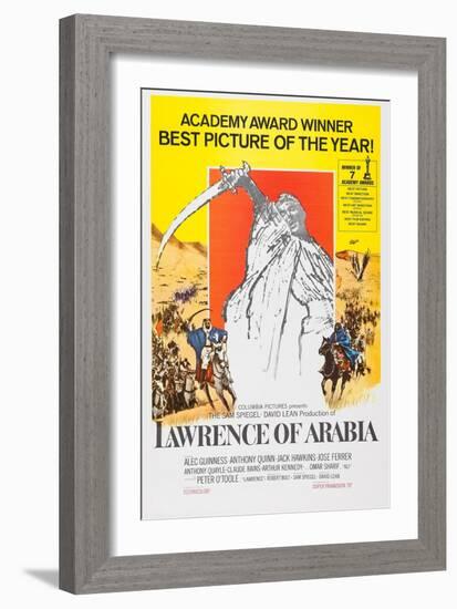 Lawrence of Arabia, 1962-null-Framed Art Print