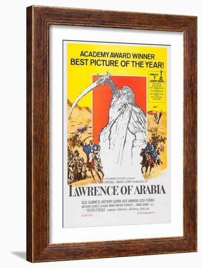 Lawrence of Arabia, 1962-null-Framed Art Print