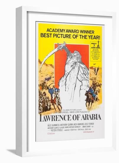 Lawrence of Arabia, 1962-null-Framed Art Print