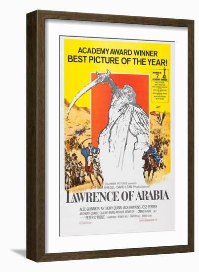 Lawrence of Arabia, 1962-null-Framed Premium Giclee Print