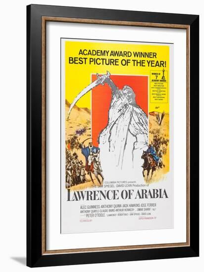 Lawrence of Arabia, 1962-null-Framed Premium Giclee Print