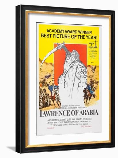 Lawrence of Arabia, 1962-null-Framed Premium Giclee Print