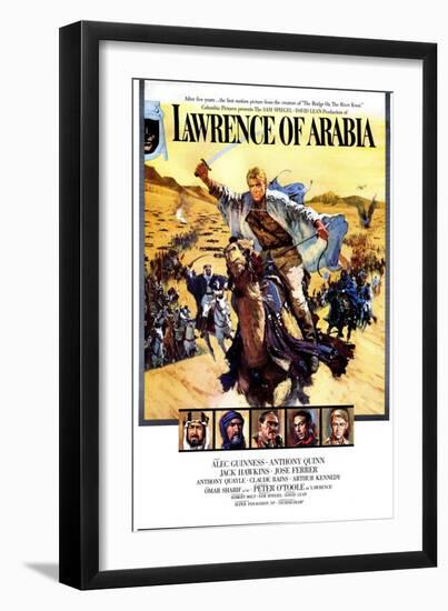 Lawrence of Arabia, 1963-null-Framed Premium Giclee Print
