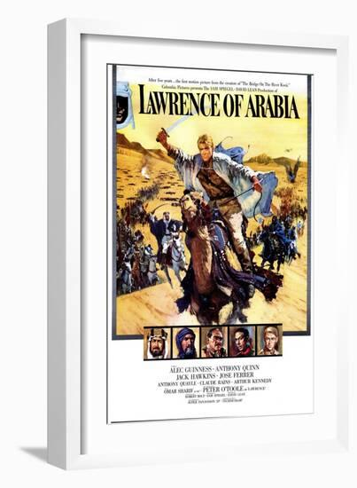 Lawrence of Arabia, 1963-null-Framed Premium Giclee Print