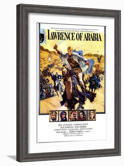 Lawrence of Arabia, 1963-null-Framed Art Print