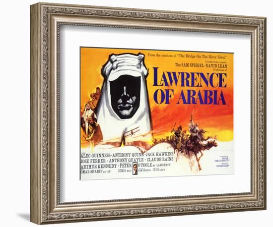 Lawrence of Arabia, 1963-null-Framed Art Print