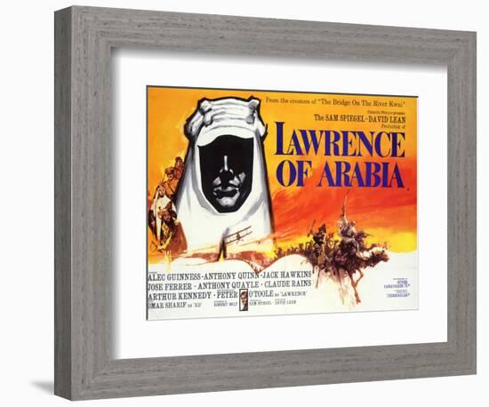 Lawrence of Arabia, 1963-null-Framed Art Print