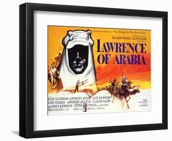 Lawrence of Arabia, 1963-null-Framed Art Print