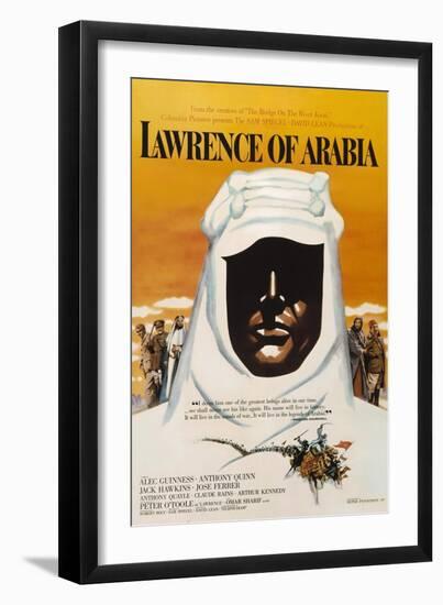 Lawrence of Arabia, 1963-null-Framed Art Print