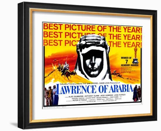 Lawrence of Arabia, 1963-null-Framed Art Print