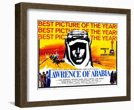 Lawrence of Arabia, 1963-null-Framed Premium Giclee Print