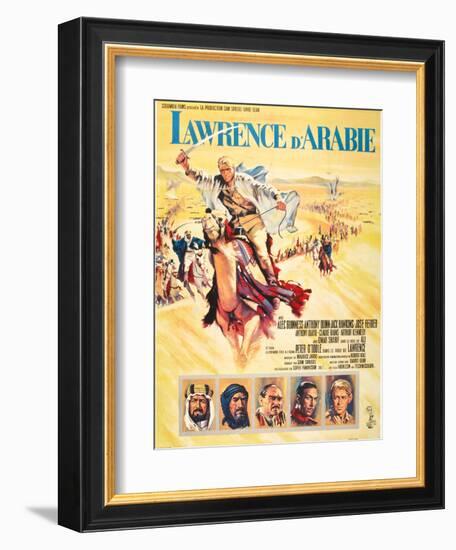 Lawrence of Arabia (aka Lawrence D'Arabie)-null-Framed Premium Giclee Print