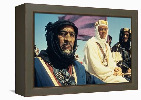 Lawrence of Arabia, Anthony Quinn, Peter O'Toole, Omar Sharif, 1962-null-Framed Stretched Canvas