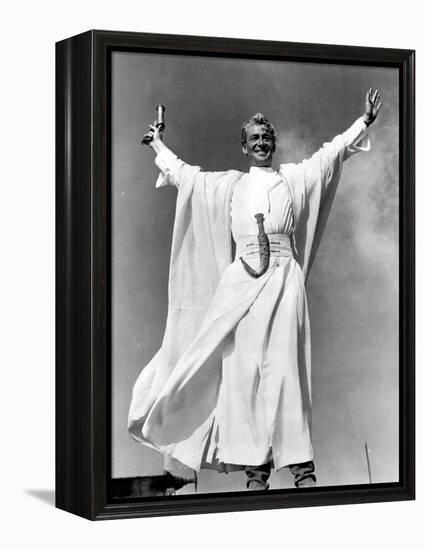 Lawrence of Arabia, Peter O'Toole, 1962, Victory Stance-null-Framed Stretched Canvas