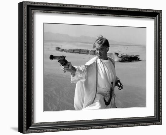Lawrence of Arabia, Peter O'Toole, 1962-null-Framed Premium Photographic Print