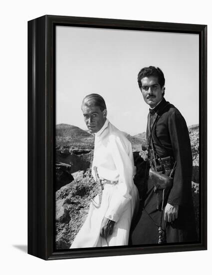 Lawrence of Arabia, Peter O'Toole, Omar Sharif, 1962-null-Framed Stretched Canvas