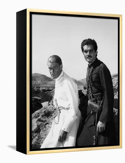 Lawrence of Arabia, Peter O'Toole, Omar Sharif, 1962-null-Framed Stretched Canvas
