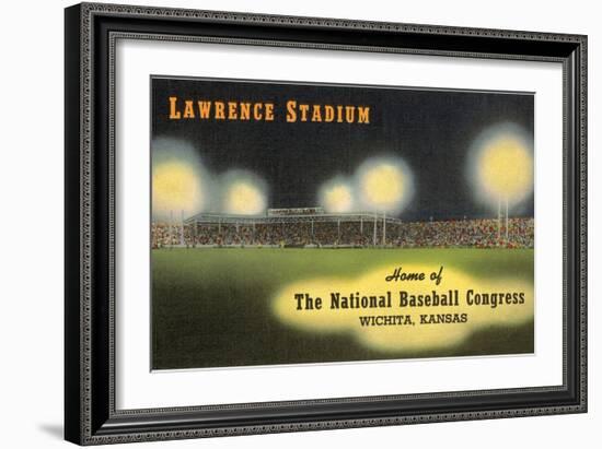 Lawrence Stadium, Wichita, Kansas-null-Framed Art Print