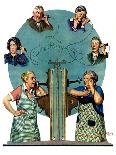 "Party Line,"March 17, 1928-Lawrence Toney-Giclee Print