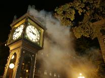 Gastown's Famous Steam-Powered Clock, Vancouver, Canada-Lawrence Worcester-Photographic Print