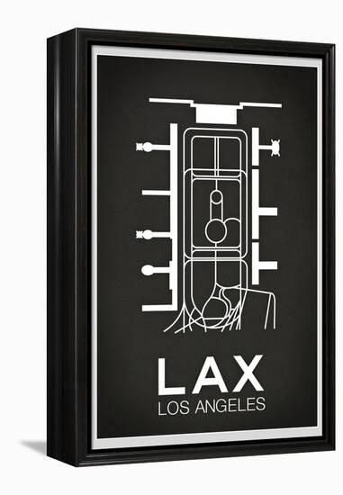 LAX Los Angeles Airport-null-Framed Stretched Canvas