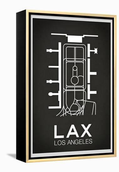 LAX Los Angeles Airport-null-Framed Stretched Canvas