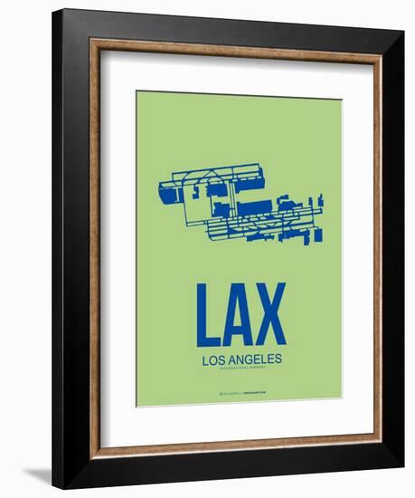 Lax Los Angeles Poster 1-NaxArt-Framed Art Print