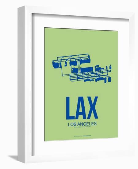 Lax Los Angeles Poster 1-NaxArt-Framed Art Print