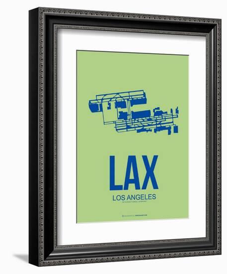 Lax Los Angeles Poster 1-NaxArt-Framed Art Print