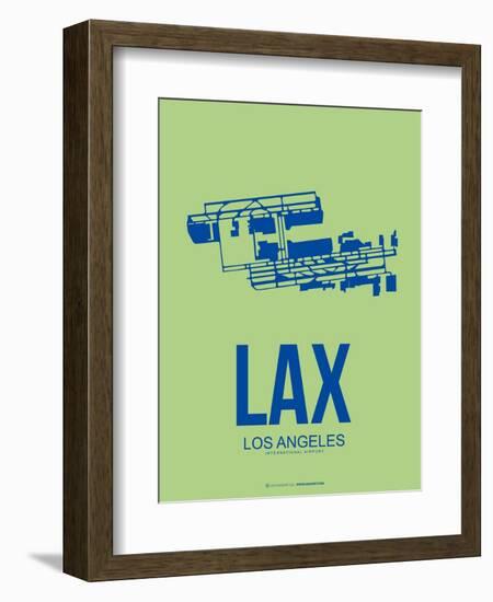 Lax Los Angeles Poster 1-NaxArt-Framed Premium Giclee Print