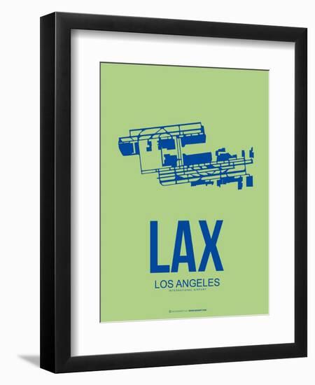 Lax Los Angeles Poster 1-NaxArt-Framed Premium Giclee Print