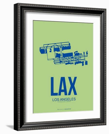 Lax Los Angeles Poster 1-NaxArt-Framed Art Print