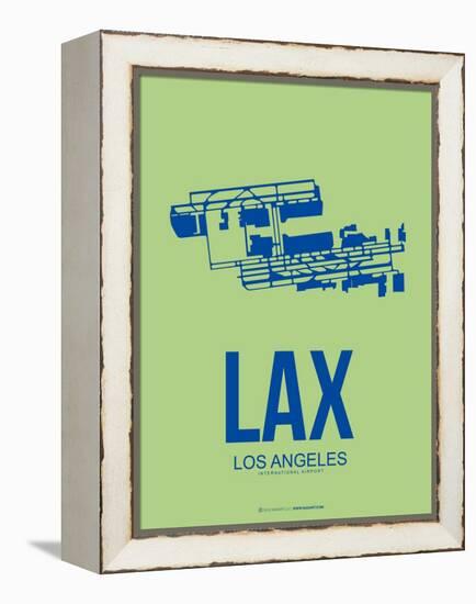 Lax Los Angeles Poster 1-NaxArt-Framed Stretched Canvas