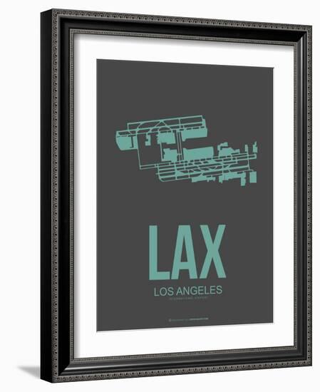 Lax Los Angeles Poster 2-NaxArt-Framed Art Print