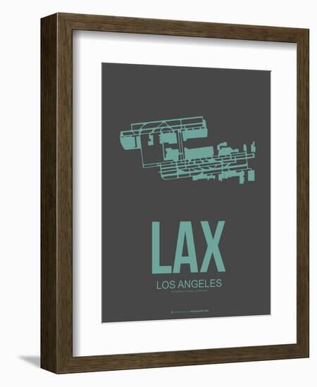 Lax Los Angeles Poster 2-NaxArt-Framed Premium Giclee Print