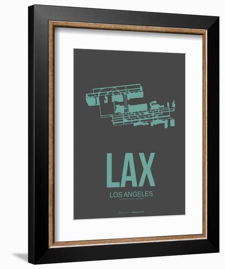 Lax Los Angeles Poster 2-NaxArt-Framed Premium Giclee Print