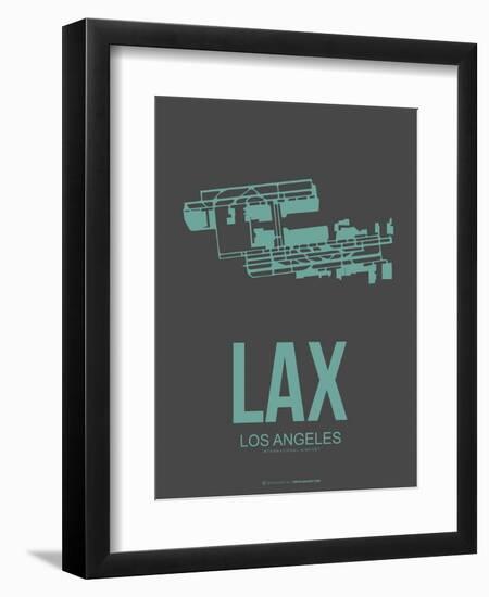 Lax Los Angeles Poster 2-NaxArt-Framed Premium Giclee Print