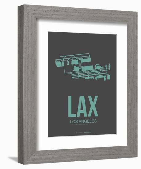 Lax Los Angeles Poster 2-NaxArt-Framed Art Print