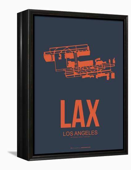 Lax Los Angeles Poster 3-NaxArt-Framed Stretched Canvas