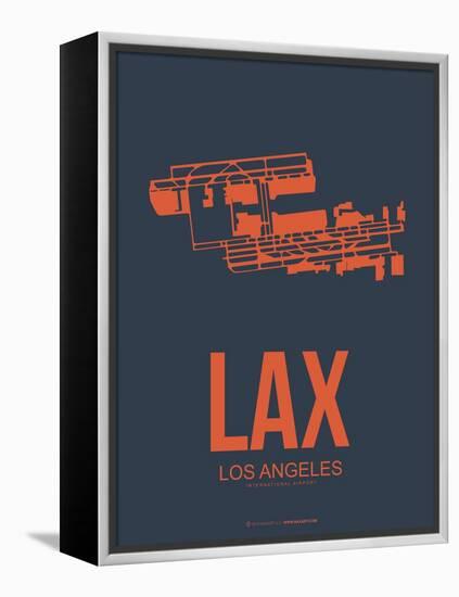 Lax Los Angeles Poster 3-NaxArt-Framed Stretched Canvas