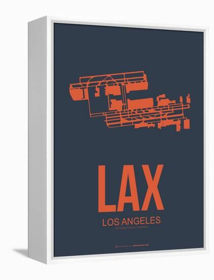 Lax Los Angeles Poster 3-NaxArt-Framed Stretched Canvas